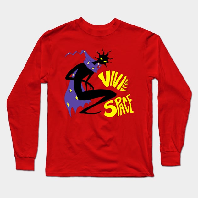 Vivi from Space Long Sleeve T-Shirt by Castle of Birds